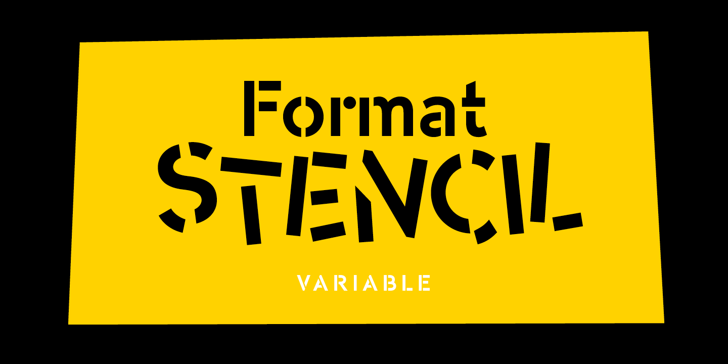 Czcionka -OC Format Stencil